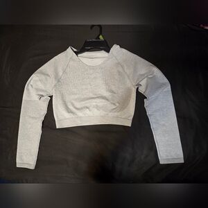 Nova sport workout crop top long sleeve